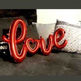 palloncino love scritta