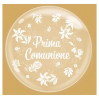 palloncino bubble 18 prima comunione