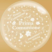 palloncino bubble 24 prima comunione