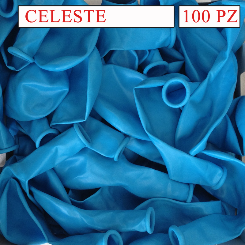 palloncini celeste 10 pollici pezzi 100