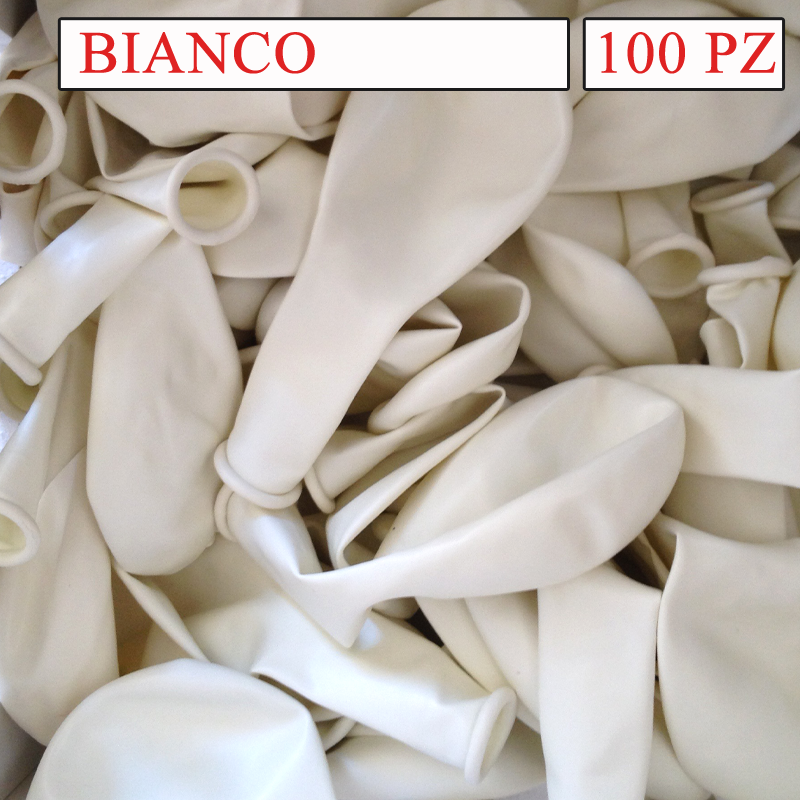 palloncini bianco 10 pollici pezzi 100