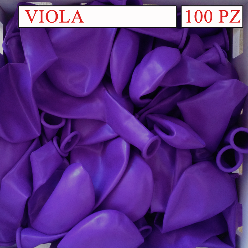 palloncini viola 10 pollici pezzi 100