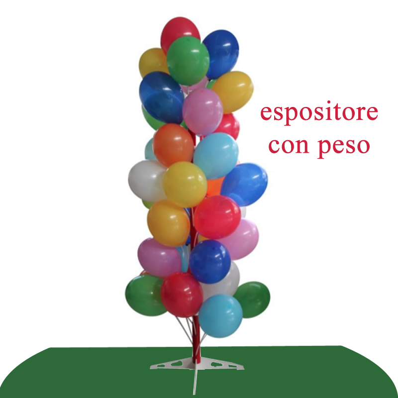 espositore palloncini albero con peso