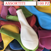 palloncini 10 pollici pezzi 100 assortiti