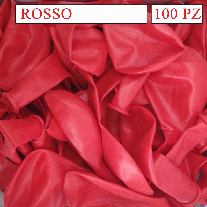 palloncini 10 pollici pezzi 100 rossi