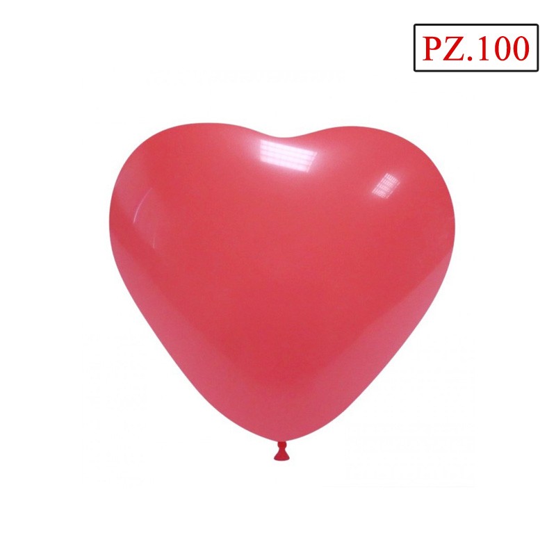 palloncino cuore rosso da cm.16