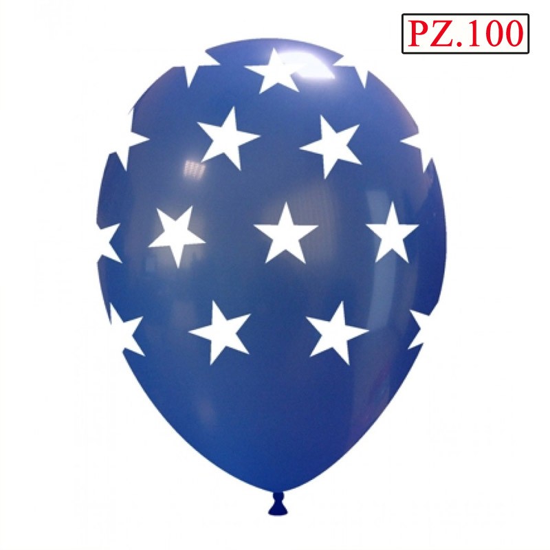 palloncino lattice stampa stelle grandi