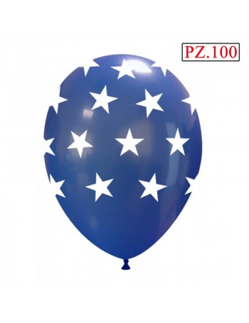 palloncino lattice stampa stelle grandi