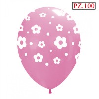 palloncino lattice stampa fiori