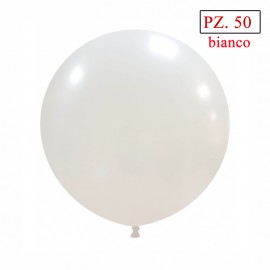 palloncini metallizzati bianchi 19 pollici
