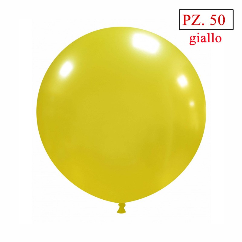 palloncini metallizzati giallo 19 pollici