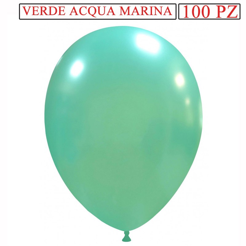 palloncino metallizzato da 13 pollici verde acqua