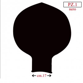 pallone collo largo 70 pollici nero