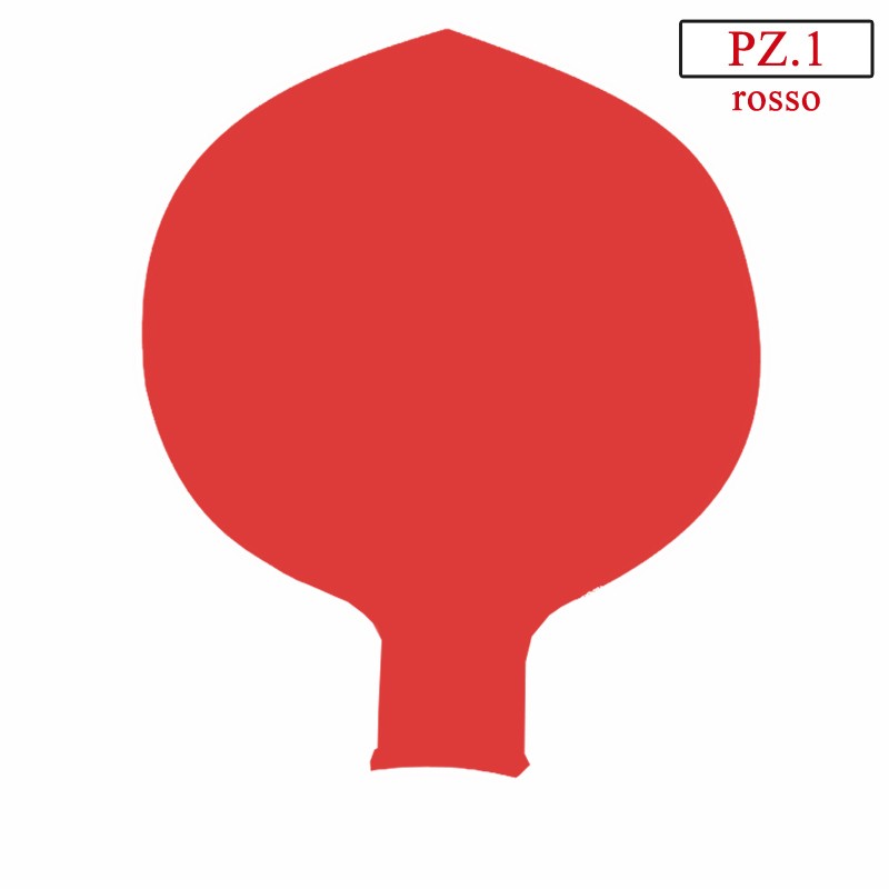 pallone 70 pollici maxi rosso