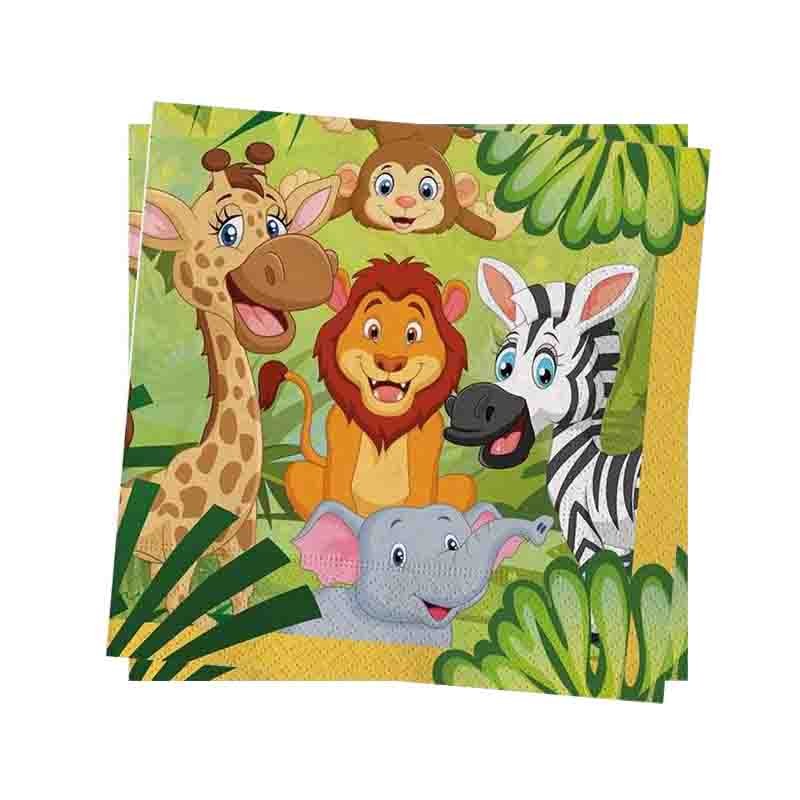 Palloncino 18 mylar Animali Giungla Jungle Animals