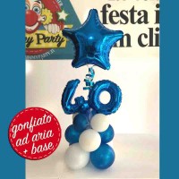 centrotavola 40 anni con stella