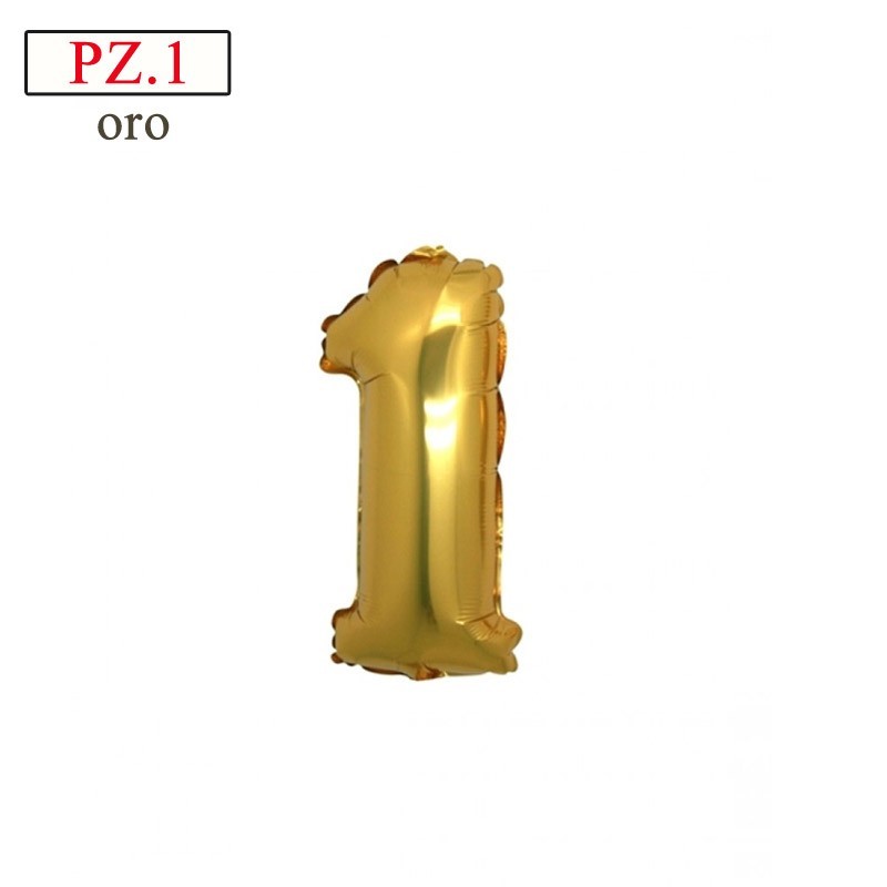 palloncino numero 1 oro mini