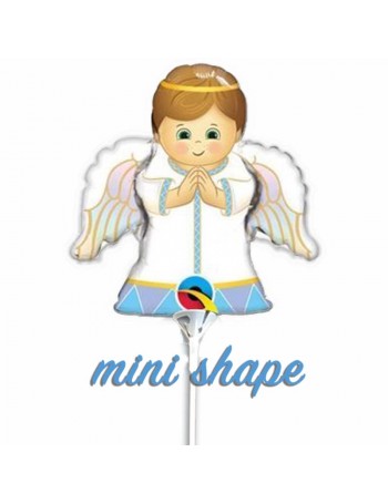 palloncino angioletto celeste mini shape