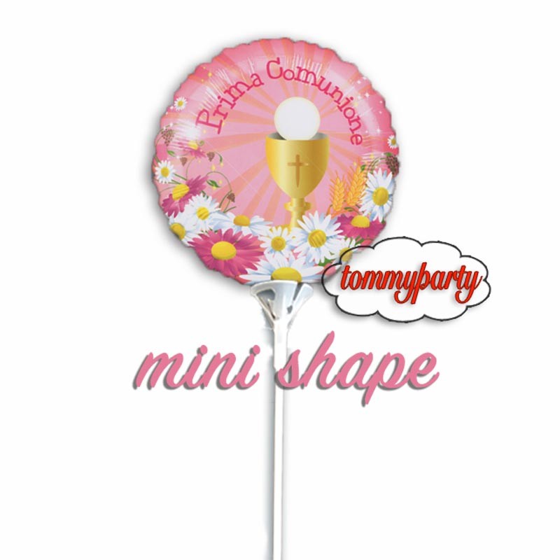 palloncino mini shape comunione rosa