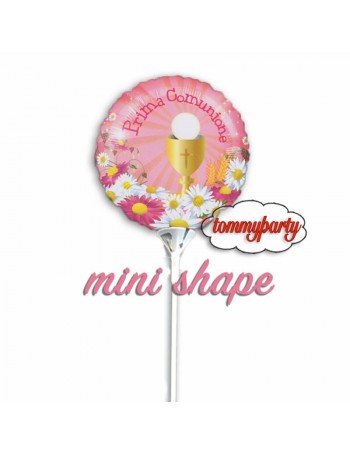 palloncino mini shape comunione rosa
