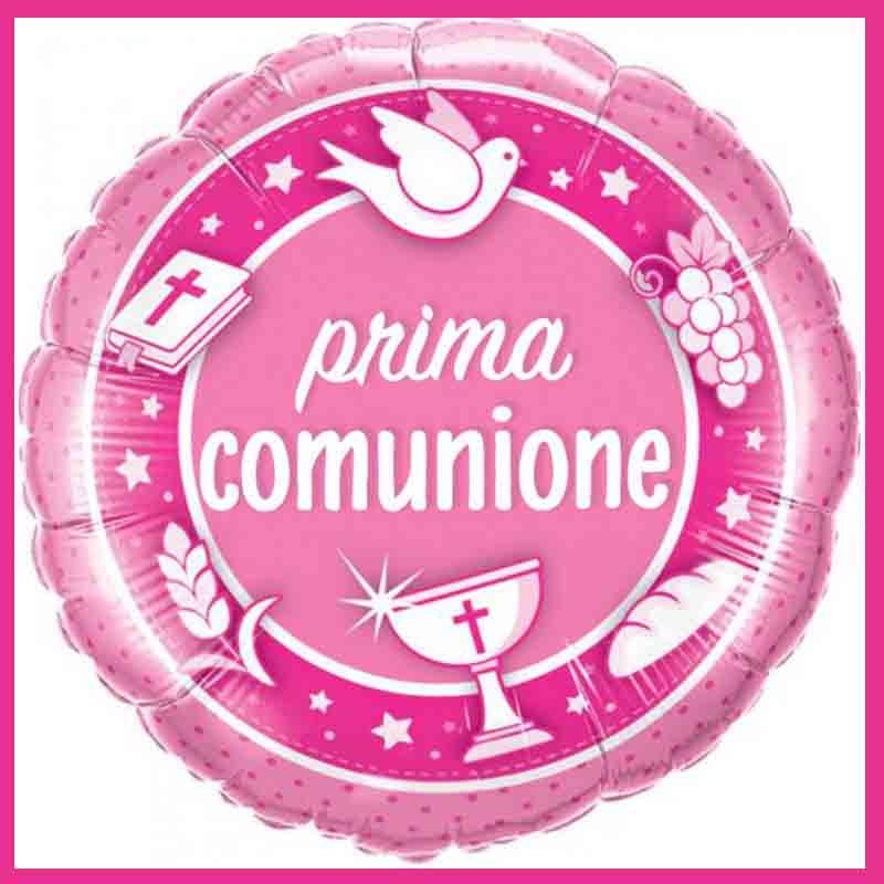 palloncino comunione bimba mylar