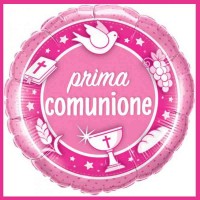 palloncino comunione bimba mylar