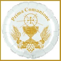 palloncino prima comunione oro