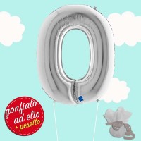 palloncino lettera O maxi ad elio