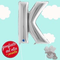 palloncino K argento elio