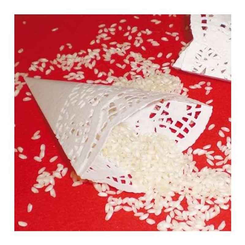 cono porta riso sposi