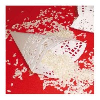 cono porta riso sposi