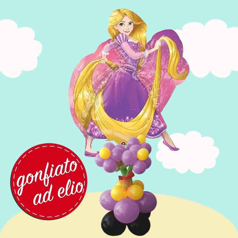 composizione rapunzel palloncino