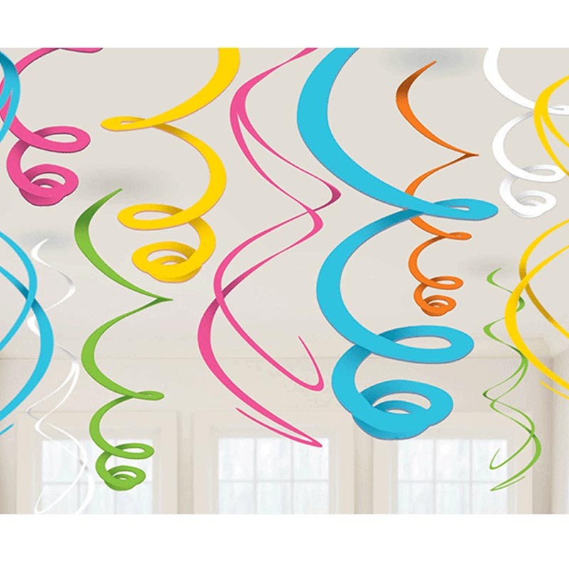 spirali decorative arcobaleno