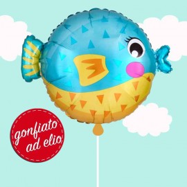 palloncino pesce palla ad elio