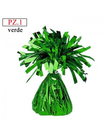 Pesetto verde per palloncini pz.1