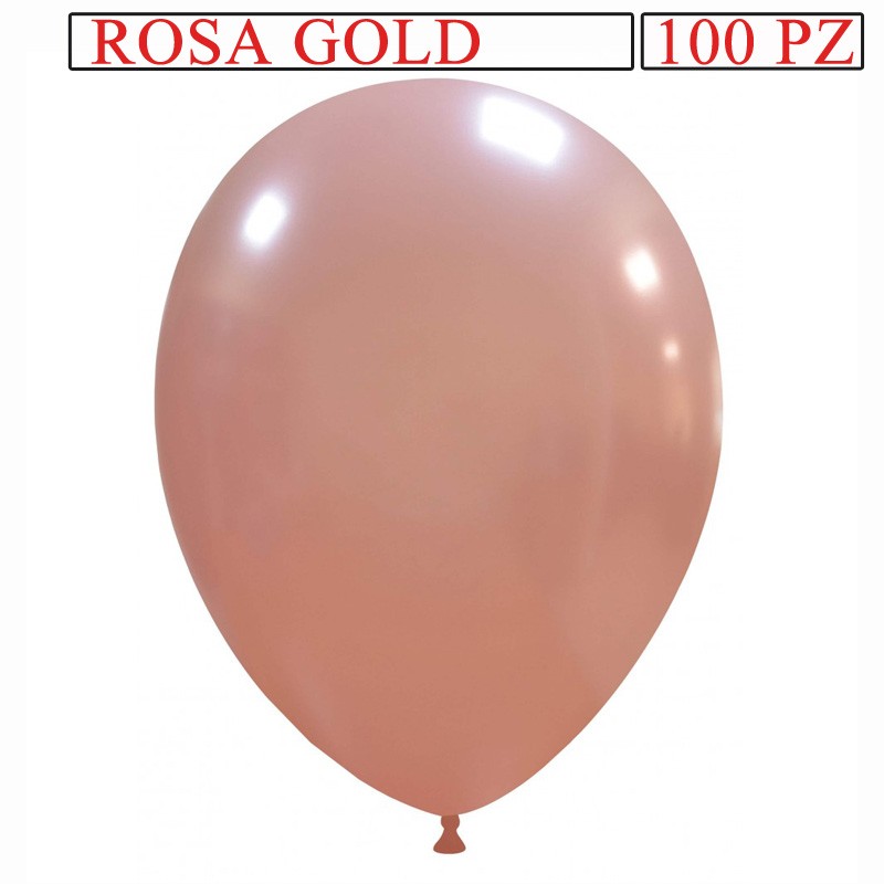 palloncino metallizzato da 10 pollici rosa gold