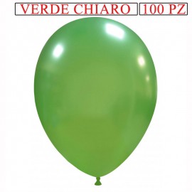 palloncino metallizzato da 10 pollici verde chiaro