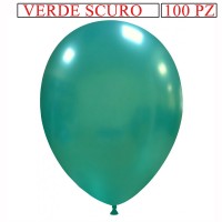 palloncino metallizzato da 10 pollici verde scuro