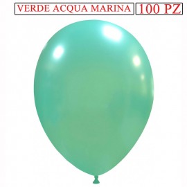 palloncino metallizzato da 10 pollici verde acqua