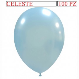 palloncino metallizzato da 10 pollici celeste