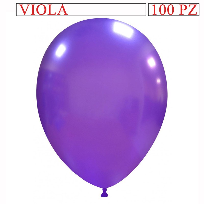 palloncino metallizzato da 10 pollici viola