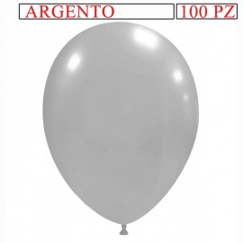 palloncino metallizzato da 10 pollici argento