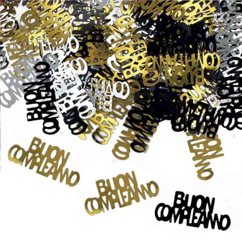 confetti tavolo buon compleanno
