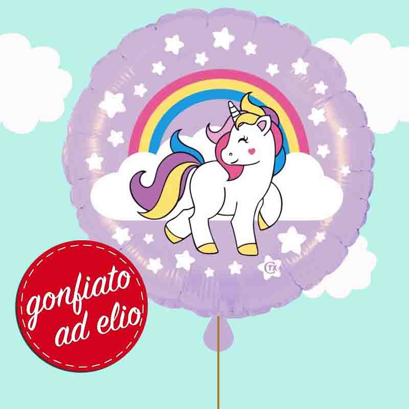 palloncino unicorno ad elio da cm.45