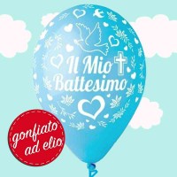 palloncino battesimo celeste ad elio