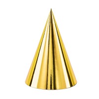 cappellino cotillon cono oro