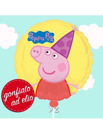 palloncino di peppa pig ad elio