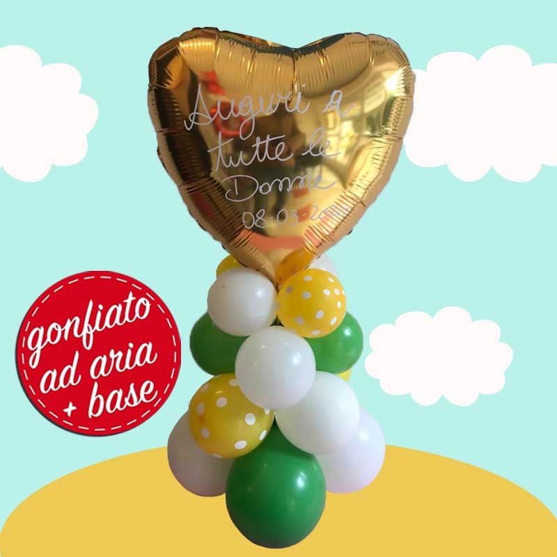 centrotavola cuore festa delle donne