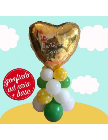 centrotavola cuore festa delle donne