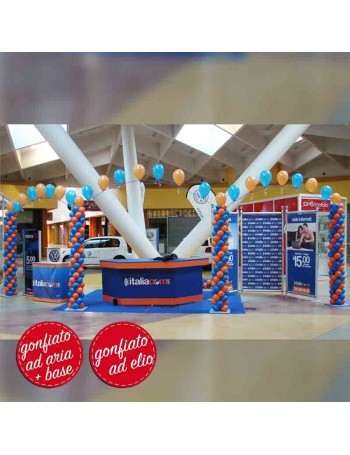 allestimento palloncini aziendali
